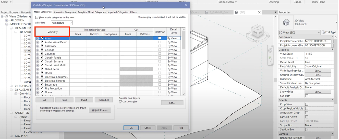 How To Export IFC Files From Revit - GAMMA AR