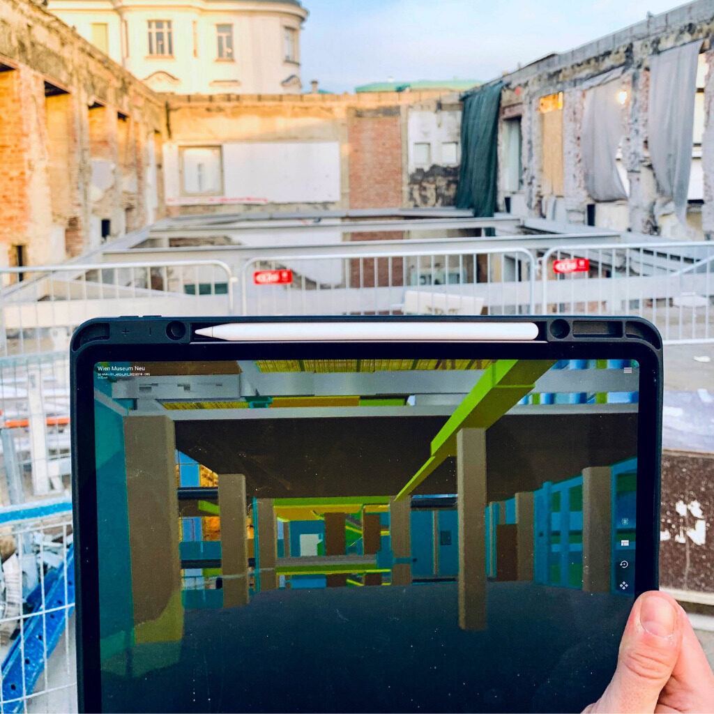 Use of construction app GAMMA AR by client PORR AG