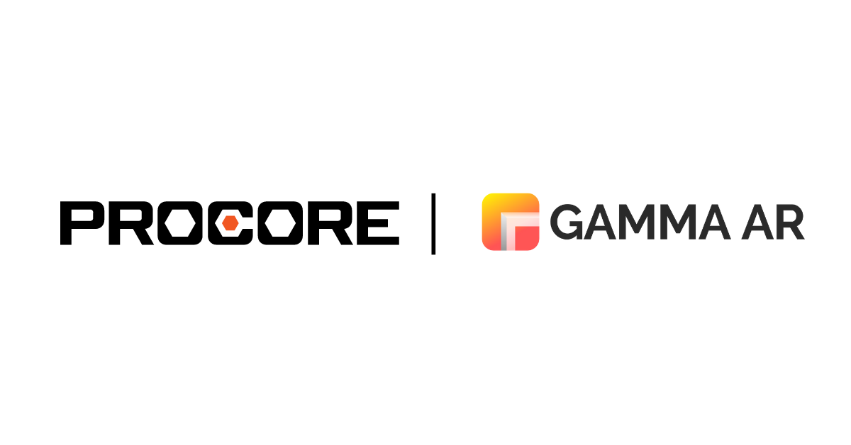 Press release Procore GAMMA AR integration